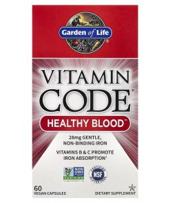 Garden of Life, Vitamin Code®, Healthy Blood™, 60 Vegan Capsules