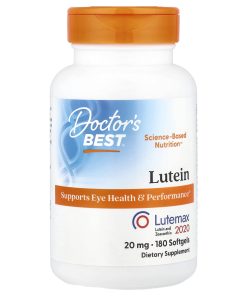 Doctor's Best, Lutein, Lutemax 2020, 20 mg, 180 Softgels