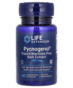 Life Extension, Pycnogenol, French Maritime Pine Bark Extract, 100 mg, 60 Vegetarian Capsules