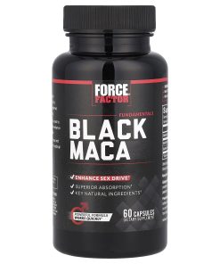 Force Factor, Fundamentals, Black Maca, 60 Capsules
