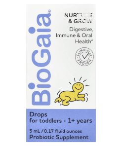 BioGaia, Nurture & Grow Drops, 1+ Years, 200 Million CFU, 0.17 fl oz (5 ml)
