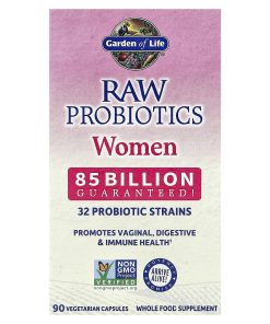 Garden of Life, RAW Probiotics, Women, 85 Billion, 90 Vegetarian Capsules