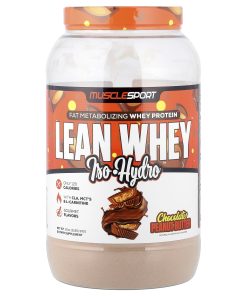 MuscleSport, Lean Whey™, Iso-Hydro, Chocolate Peanut Butter, 2 lbs (910 g)