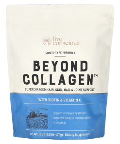 Live Conscious, Beyond Collagen,  With Biotin & Vitamin C, 15 oz (427 g)