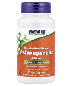 NOW Foods, Ashwagandha, Standardized Extract, 450 mg, 90 Veg Capsules