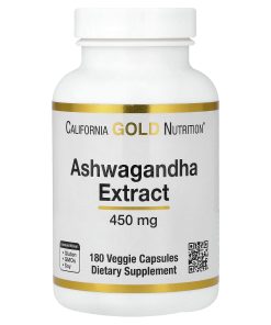 California Gold Nutrition, Ashwagandha, 450 mg, 180 Veggie Capsules