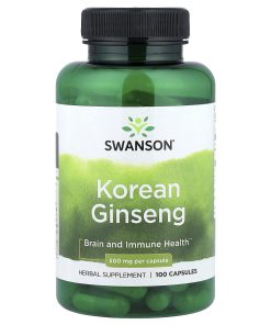 Swanson Vitamins, Korean Ginseng , 500 mg , 100 Capsules