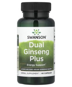 Swanson Vitamins, Dual Ginseng Plus, 60 Capsules