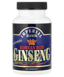Imperial Elixir, Korean Red Ginseng, 100 Capsules (300 mg per Capsule)