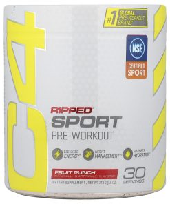 Cellucor, C4 Sport Ripped, Pre-Workout, Fruit Punch, 7.5 oz (213 g)