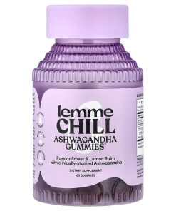Lemme, Chill, Ashwagandha Gummies, Mixed Berry, 60 Gummies