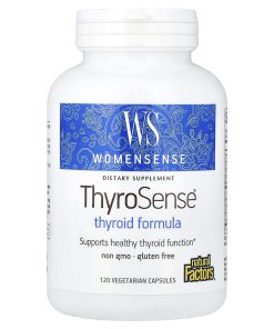 Natural Factors, WomenSense®, ThyroSense®, Thyroid Formula, 120 Vegetarian Capsules