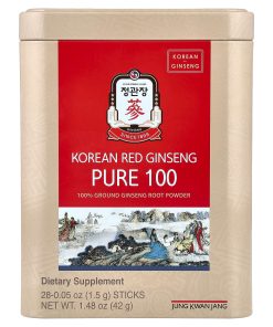 JungKwanJang, Korean Red Ginseng, Pure 100, 28 Sticks, 0.05 oz (1.5 g) Each