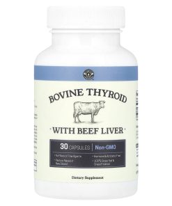 Left Coast Performance, Bovine Thyroid With Beef Liver, 30 Capsules