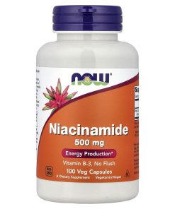 NOW Foods, Niacinamide, 500 mg, 100 Veg Capsules